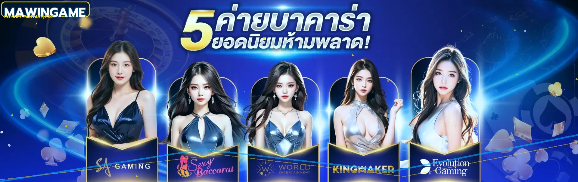 ค่ายเกมและองค์ประกอบแฟนตาซีในเว็บ Mawingame